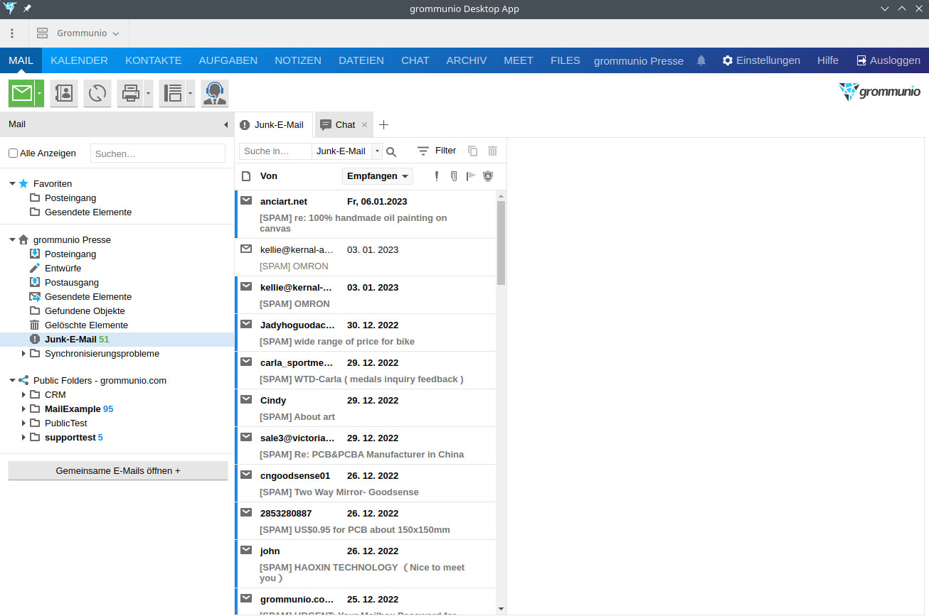 grommunio Exchange Web Services: grommunio-desktop